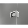 Mexen Lunar-B L kabina prysznicowa uchylna prawa 100 x 80 cm, transparent, biała - 832L-100-080-20-00-P