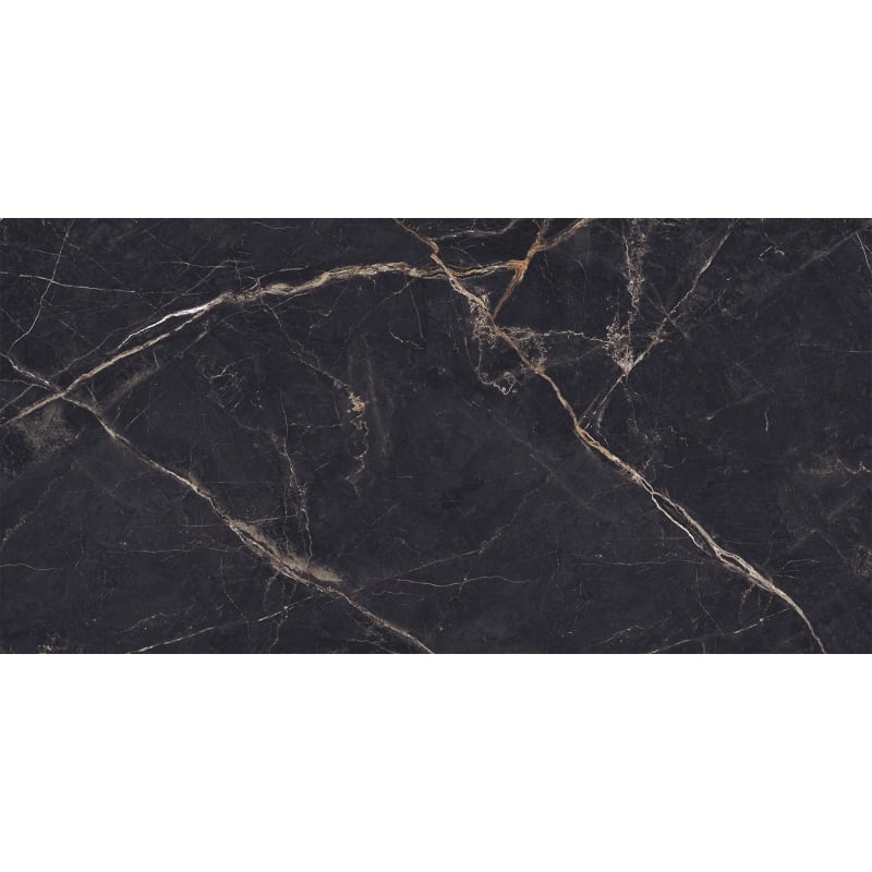 Mexen Eminet Black gres szkliwiony rekt. G1, płytka podłogowo-ścienna 120 x 60 cm, wysoki połysk - TL201-120-060-00