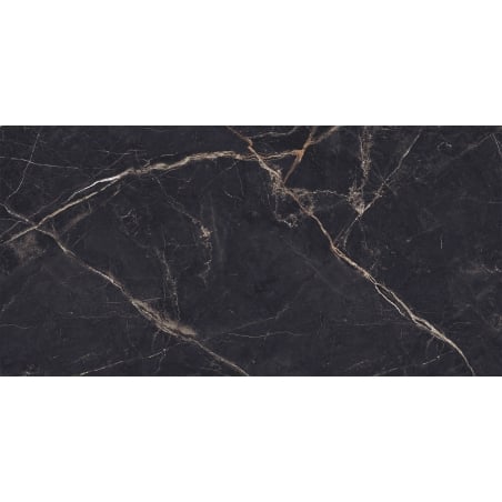 Mexen Eminet Black gres szkliwiony rekt. G1, płytka podłogowo-ścienna 120 x 60 cm, wysoki połysk - TL201-120-060-00