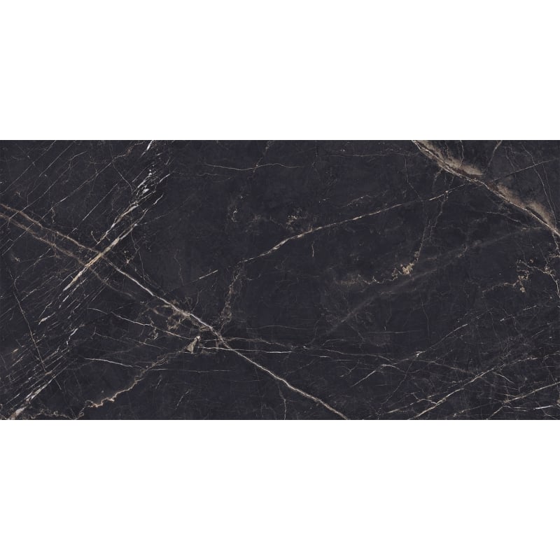 Mexen Eminet Black gres szkliwiony rekt. G1, płytka podłogowo-ścienna 120 x 60 cm, wysoki połysk - TL201-120-060-00
