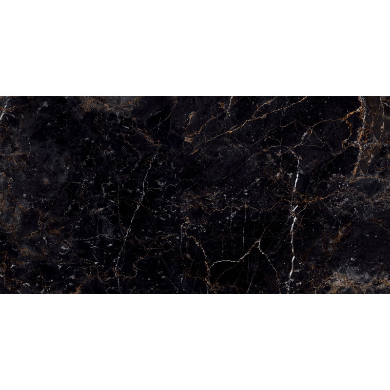Mexen Champion Black gres szkliwiony rekt. G1, płytka podłogowo-ścienna 120 x 60 cm, wysoki połysk - TL202-120-060-00