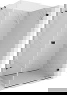 Mexen Lunar-B kabina prysznicowa uchylna prawa 90 x 80 cm, transparent, czarna - 832-090-080-70-00-P