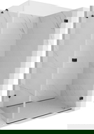 Mexen Lunar-B kabina prysznicowa uchylna prawa 95 x 80 cm, transparent, czarna - 832-095-080-70-00-P