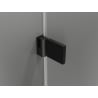 Mexen Lunar-B kabina prysznicowa uchylna prawa 100 x 80 cm, transparent, czarna - 832-100-080-70-00-P
