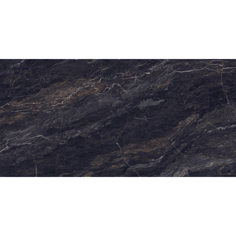 Mexen Sintra Black gres szkliwiony rekt. G1, płytka podłogowo-ścienna 120 x 60 cm, wysoki połysk - TL204-120-060-00