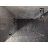 Mexen Lunar-B L kabina prysznicowa uchylna lewa 100 x 70 cm, transparent, gun gray szczotkowany - 832L-100-070-66-00-L