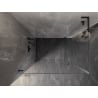Mexen Lunar-B L kabina prysznicowa uchylna lewa 85 x 70 cm, transparent, czarna - 832L-085-070-70-00-L