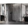 Mexen Lunar-B L kabina prysznicowa uchylna lewa 85 x 80 cm, transparent, czarna - 832L-085-080-70-00-L