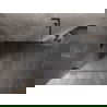 Mexen Lunar-B L kabina prysznicowa uchylna lewa 90 x 90 cm, transparent, czarna - 832L-090-090-70-00-L
