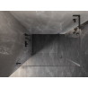 Mexen Lunar-B L kabina prysznicowa uchylna lewa 95 x 90 cm, transparent, czarna - 832L-095-090-70-00-L
