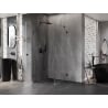 Mexen Lunar-B L kabina prysznicowa uchylna lewa 100 x 100 cm, transparent, czarna - 832L-100-100-70-00-L