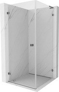 Mexen Lunar-B L kabina prysznicowa uchylna lewa 70 x 70 cm, transparent, gun metal - 832L-070-070-95-00-L