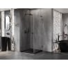 Mexen Lunar-B L kabina prysznicowa uchylna lewa 80 x 80 cm, transparent, gun metal - 832L-080-080-95-00-L