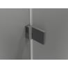 Mexen Lunar-B L kabina prysznicowa uchylna lewa 80 x 80 cm, transparent, gun metal - 832L-080-080-95-00-L