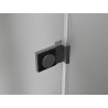Mexen Lunar-B L kabina prysznicowa uchylna lewa 90 x 90 cm, transparent, gun metal - 832L-090-090-95-00-L