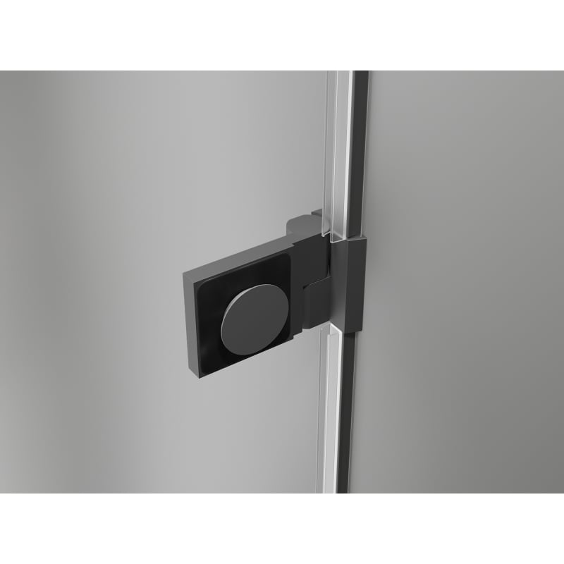 Mexen Lunar-B L kabina prysznicowa uchylna lewa 95 x 90 cm, transparent, gun metal - 832L-095-090-95-00-L
