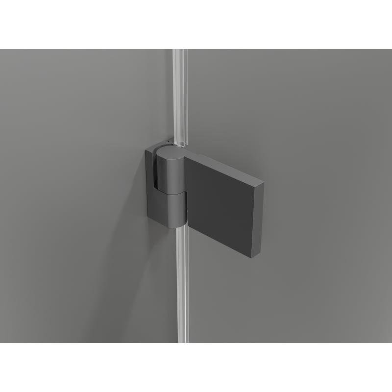 Mexen Lunar-B L kabina prysznicowa uchylna lewa 100 x 90 cm, transparent, gun metal - 832L-100-090-95-00-L