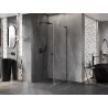 Mexen Lunar-B L kabina prysznicowa uchylna lewa 100 x 100 cm, transparent, gun metal - 832L-100-100-95-00-L