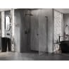 Mexen Lunar-B L kabina prysznicowa uchylna lewa 100 x 80 cm, transparent, gun metal - 832L-100-080-95-00-L