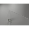 Mexen Lunar-B L kabina prysznicowa uchylna lewa 100 x 80 cm, transparent, nikiel szczotkowany- 832L-100-080-97-00-L