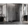 Mexen Lunar-B kabina prysznicowa uchylna prawa 85 x 70 cm, transparent, gun metal - 832-085-070-95-00-P