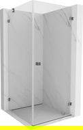 Mexen Lunar-B kabina prysznicowa uchylna prawa 90 x 90 cm, transparent, gun metal - 832-090-090-95-00-P