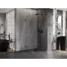 Mexen Lunar-B kabina prysznicowa uchylna prawa 90 x 90 cm, transparent, gun metal - 832-090-090-95-00-P