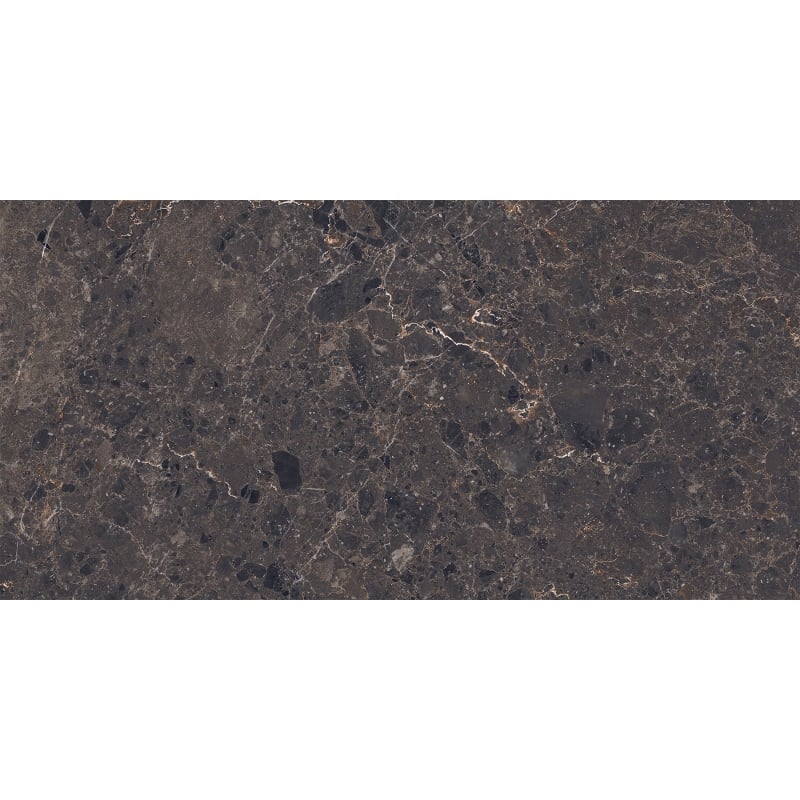 Mexen Slik Emperador Brown gres szkliwiony rekt. G1, płytka podłogowo-ścienna 120 x 60 cm, wysoki połysk - TL207-120-060-00