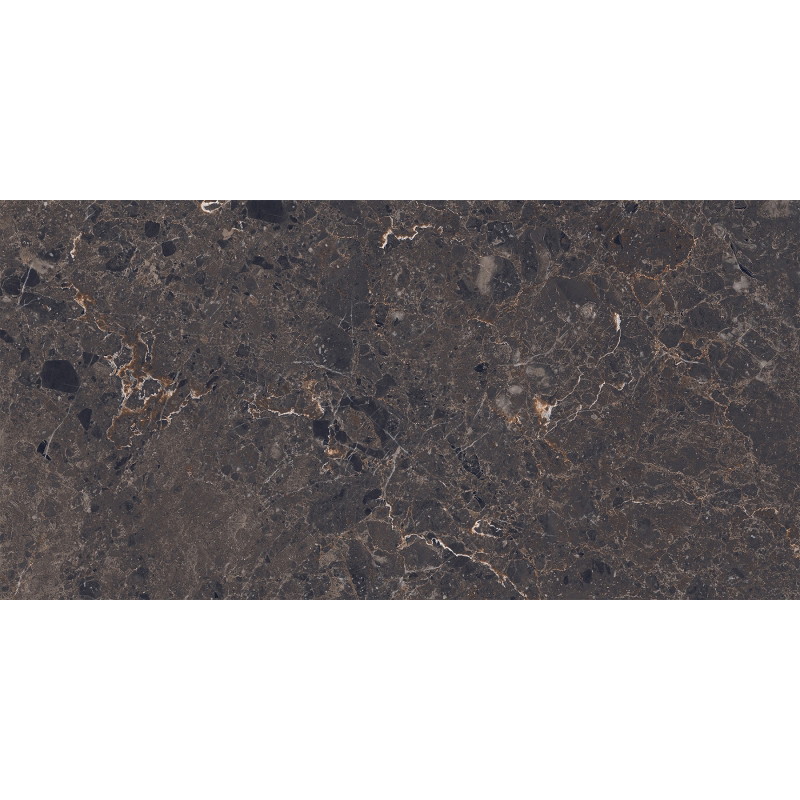 Mexen Slik Emperador Brown gres szkliwiony rekt. G1, płytka podłogowo-ścienna 120 x 60 cm, wysoki połysk - TL207-120-060-00