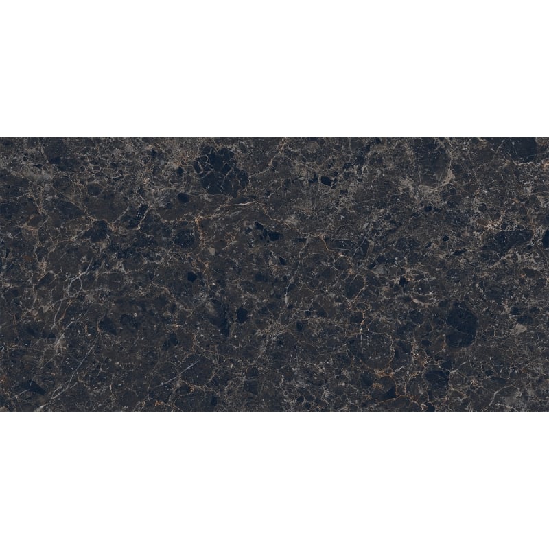 Mexen Slik Emperador Black gres szkliwiony rekt. G1, płytka podłogowo-ścienna 120 x 60 cm, wysoki połysk - TL207-120-060-01