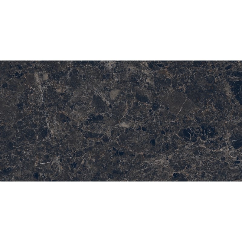 Mexen Slik Emperador Black gres szkliwiony rekt. G1, płytka podłogowo-ścienna 120 x 60 cm, wysoki połysk - TL207-120-060-01