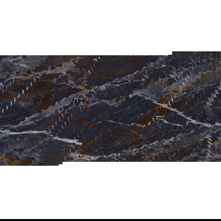 Mexen Orlo Black gres szkliwiony rekt. G1, płytka podłogowo-ścienna 120 x 60 cm, wysoki połysk - TL211-120-060-00
