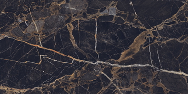 Mexen Orlo Black gres szkliwiony rekt. G1, płytka podłogowo-ścienna 120 x 60 cm, wysoki połysk - TL211-120-060-00
