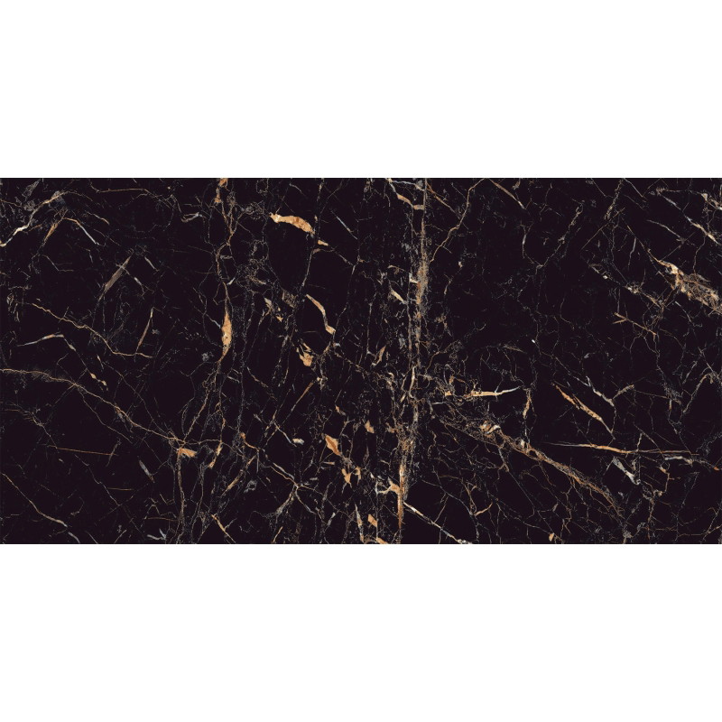 Mexen Python Gold gres szkliwiony rekt. G1, płytka podłogowo-ścienna 120 x 60 cm, wysoki połysk - TL212-120-060-00