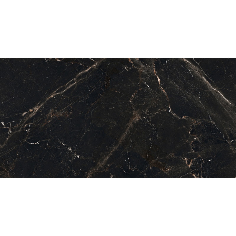 Mexen Marquino Black gres szkliwiony rekt. G1, płytka podłogowo-ścienna 120 x 60 cm, wysoki połysk - TL214-120-060-00