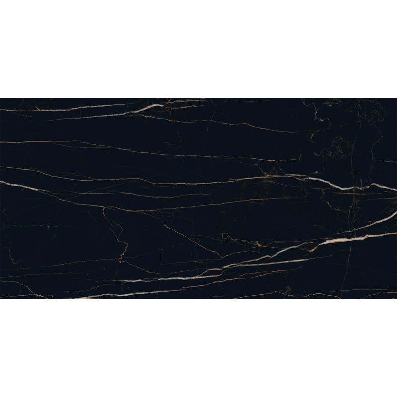 Mexen Flamingo Black gres szkliwiony rekt. G1, płytka podłogowo-ścienna 120 x 60 cm, wysoki połysk - TL215-120-060-00