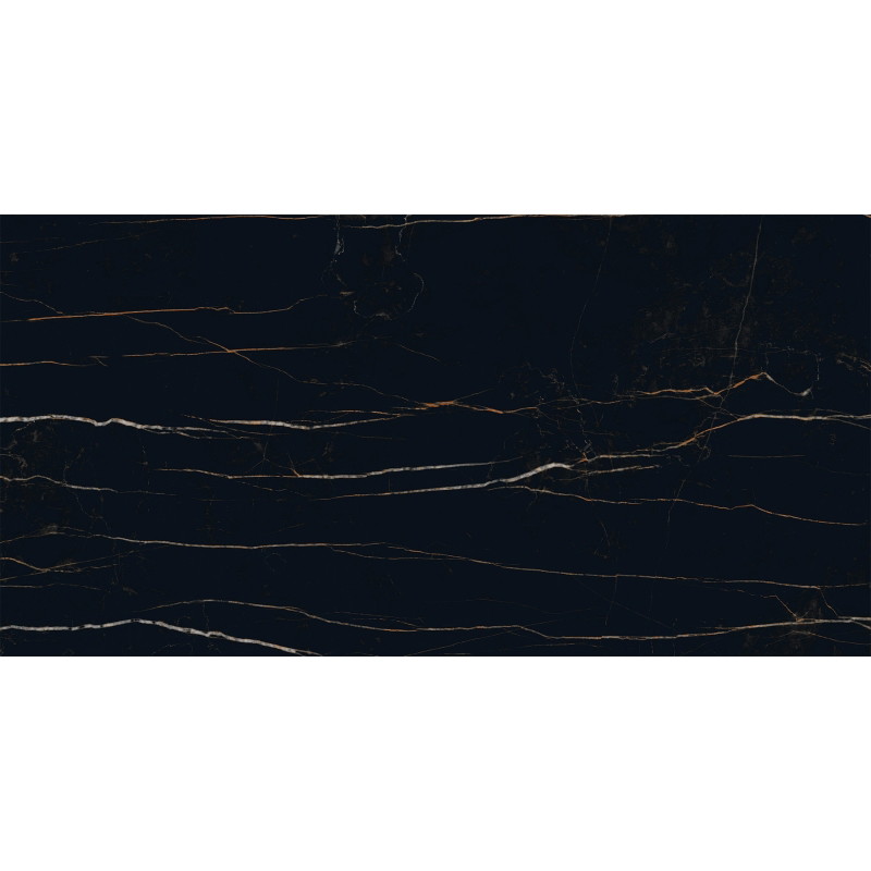 Mexen Flamingo Black gres szkliwiony rekt. G1, płytka podłogowo-ścienna 120 x 60 cm, wysoki połysk - TL215-120-060-00