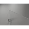 Mexen Lunar-B L kabina prysznicowa uchylna prawa 80 x 80 cm, transparent, nikiel szczotkowany - 832L-080-080-97-00-P