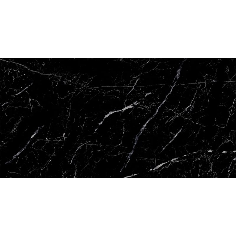 Mexen Simba Black gres szkliwiony rekt. G1, płytka podłogowo-ścienna 120 x 60 cm, wysoki połysk - TL210-120-060-00