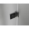 Mexen Lunar-B L kabina prysznicowa uchylna prawa 80 x 80 cm, transparent, gun gray szczotkowany - 832L-080-080-66-00-P