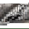 Mexen Lunar-B L kabina prysznicowa uchylna prawa 85 x 80 cm, transparent, gun gray szczotkowany - 832L-085-080-66-00-P
