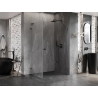 Mexen Lunar-B L kabina prysznicowa uchylna prawa 90 x 80 cm, transparent, gun gray szczotkowany - 832L-090-080-66-00-P