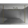 Mexen Kioto ścianka prysznicowa wolnostojąca 110 x 200 cm, transparent 8 mm, złota - 800-110-002-50-00