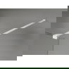 Mexen Lunar ścianka prysznicowa Walk-in lewa 90 x 200 cm, transparent 8 mm, biała - 830-090-000-20-00-L
