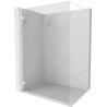 Mexen Lunar ścianka prysznicowa Walk-in lewa 160 x 200 cm, transparent 8 mm, biała - 830-160-000-20-00-L