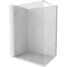 Mexen Lunar ścianka prysznicowa Walk-in lewa 50 x 200 cm, transparent 8 mm, złota - 830-050-000-50-00-L