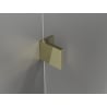 Mexen Lunar ścianka prysznicowa Walk-in lewa 60 x 200 cm, transparent 8 mm, złota - 830-060-000-50-00-L