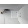 Mexen Flat brodzik kwadratowy slim 70 x 70 cm, biały, syfon chrom - 40107070