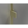 Mexen Lunar ścianka prysznicowa Walk-in lewa 70 x 200 cm, transparent 8 mm, złota szczotkowana - 830-070-000-55-00-L