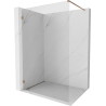 Mexen Lunar ścianka prysznicowa Walk-in lewa 50 x 200 cm, transparent 8 mm, różowe złoto - 830-050-000-60-00-L